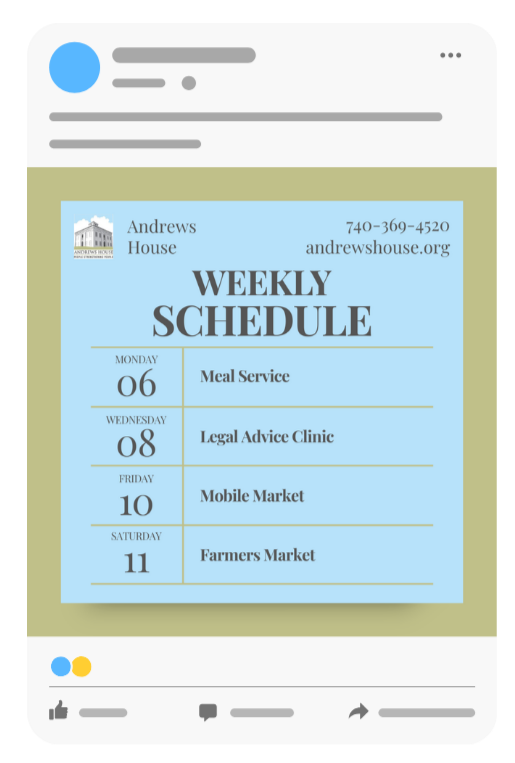 Andrews House Social Media Post Template