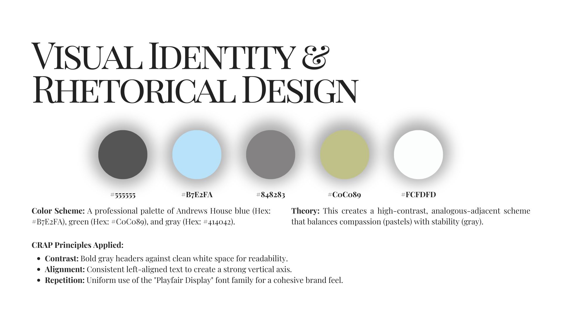 Andrews House Visual Identity